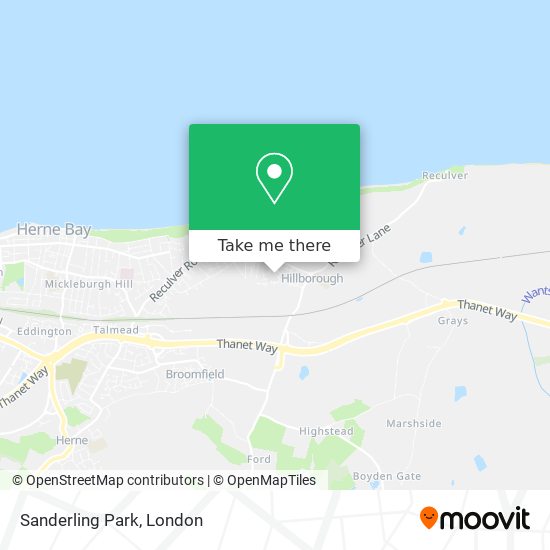 Sanderling Park map