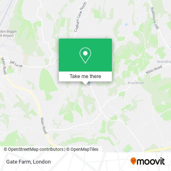 Gate Farm map