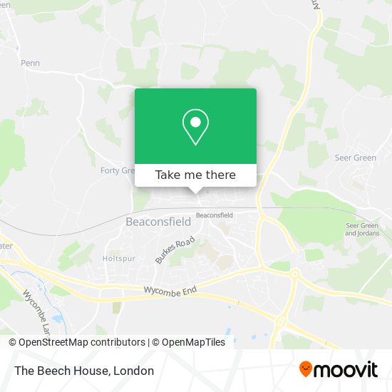 The Beech House map