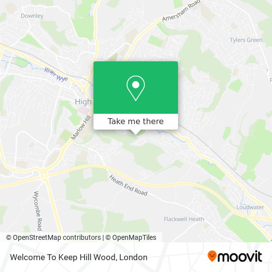 Welcome To Keep Hill Wood map