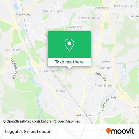 Leggatt's Green map