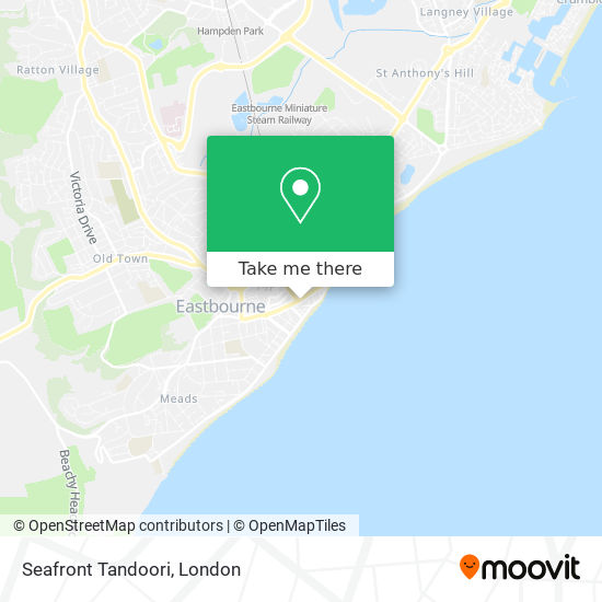 Seafront Tandoori map