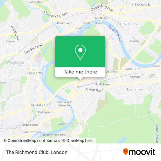 The Richmond Club map