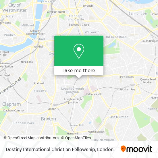 Destiny International Christian Fellowship map
