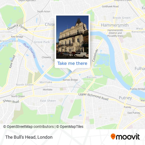 The Bull's Head map