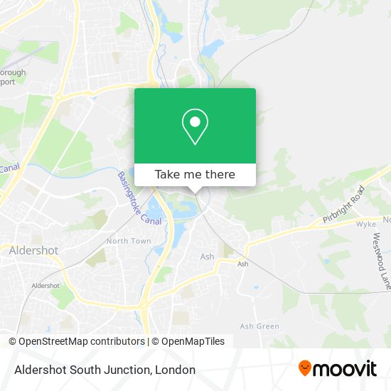 Aldershot South Junction map