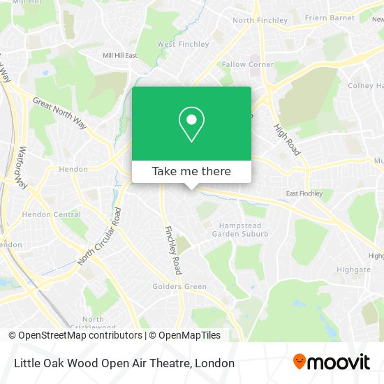 Little Oak Wood Open Air Theatre map