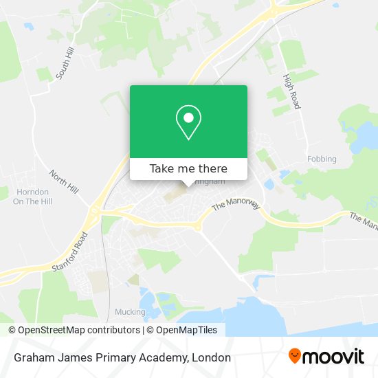 Graham James Primary Academy map