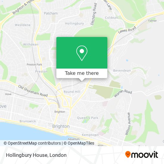 Hollingbury House map