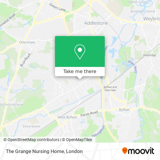 The Grange Nursing Home map
