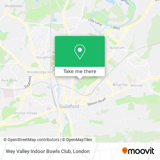 Wey Valley Indoor Bowls Club map