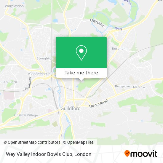 Wey Valley Indoor Bowls Club map