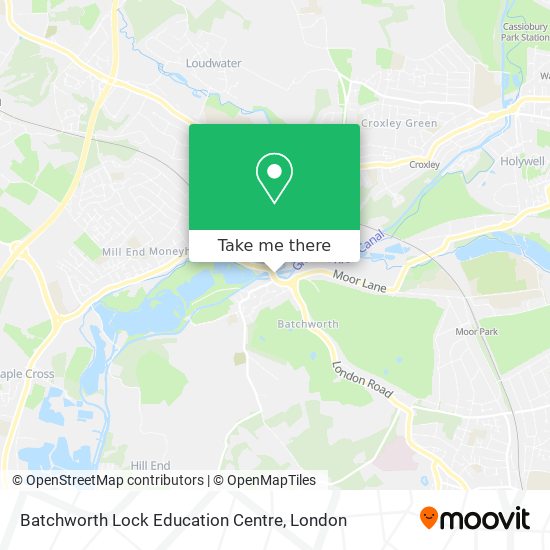 Batchworth Lock Education Centre map