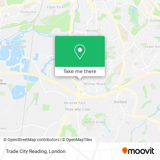 Trade City Reading map
