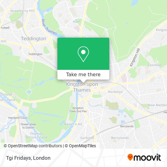 Tgi Fridays map