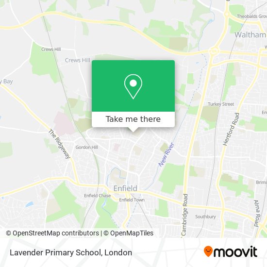 Lavender Primary School map