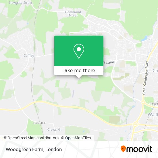 Woodgreen Farm map