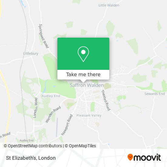 St Elizabeth's map