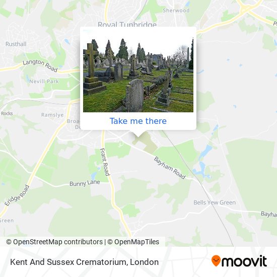 Kent And Sussex Crematorium map