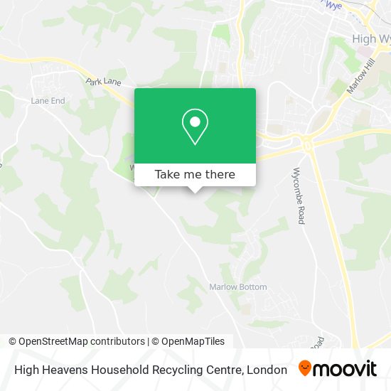 High Heavens Household Recycling Centre map