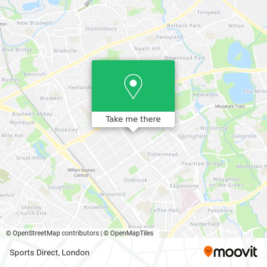 Sports Direct map