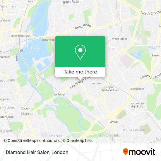 Diamond Hair Salon map