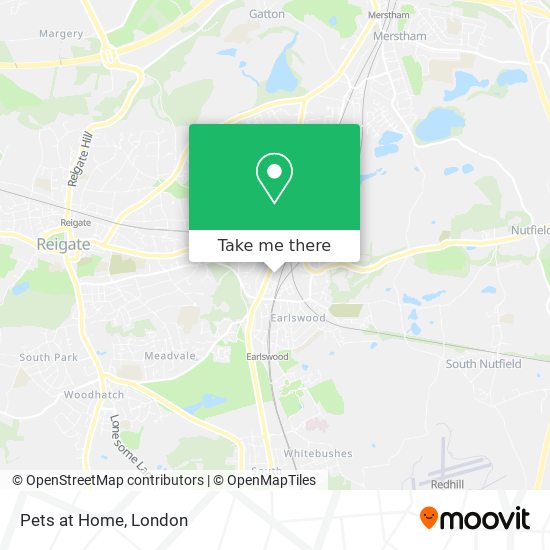Pets at Home map