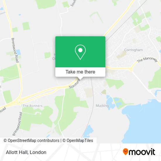 Allott Hall map