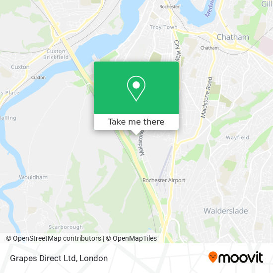 Grapes Direct Ltd map