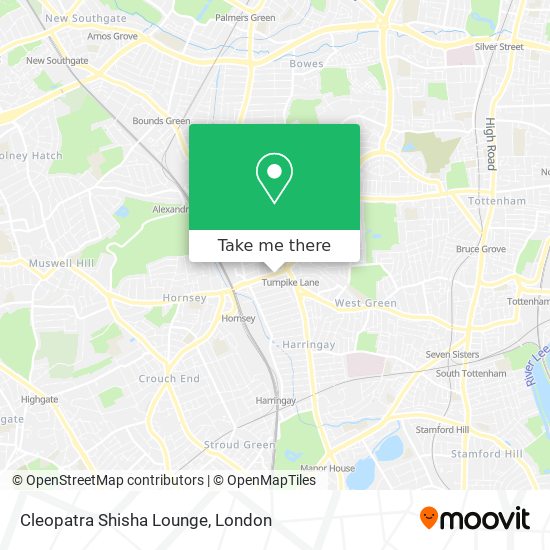 Cleopatra Shisha Lounge map