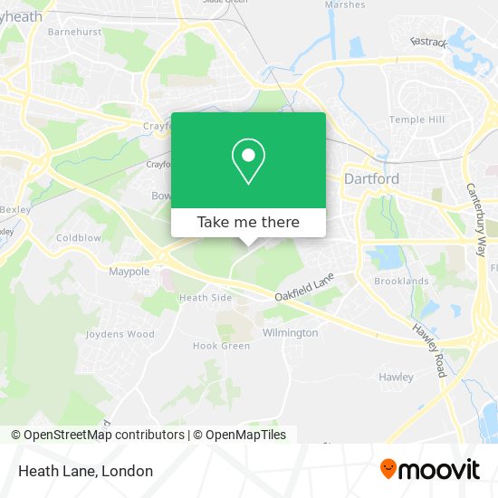 Heath Lane map