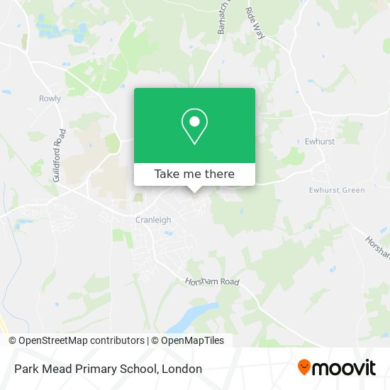 Park Mead Primary School map