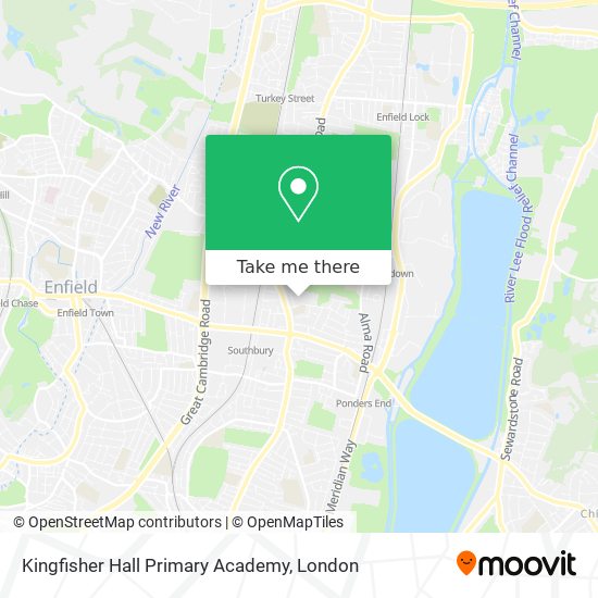 Kingfisher Hall Primary Academy map