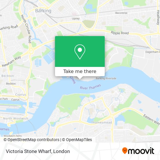Victoria Stone Wharf map