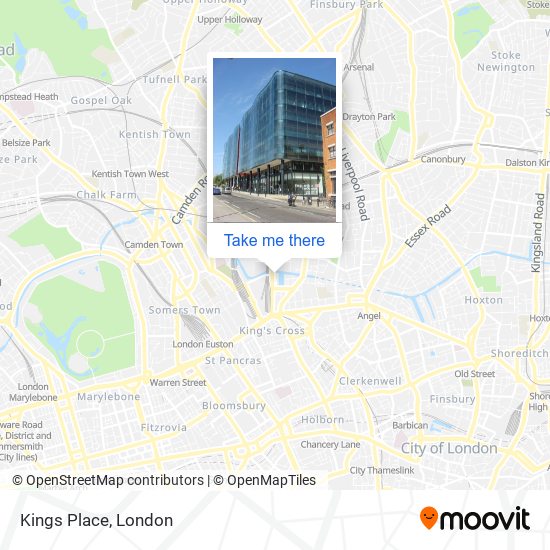 Kings Place map