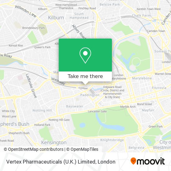 Vertex Pharmaceuticals (U.K.) Limited map