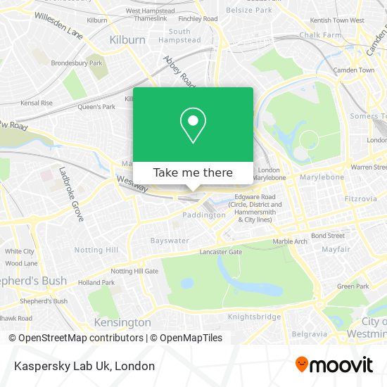 Kaspersky Lab Uk map
