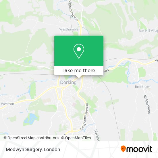 Medwyn Surgery map