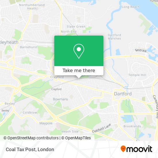 Coal Tax Post map