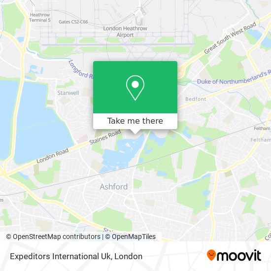 Expeditors International Uk map