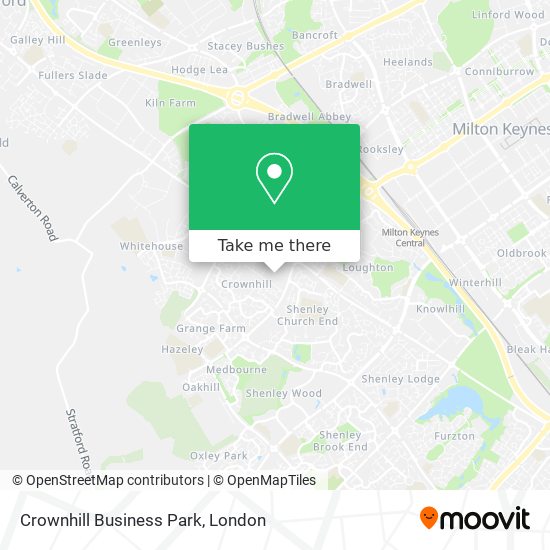 Crownhill Business Park map