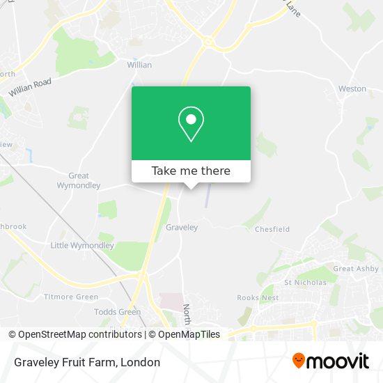 Graveley Fruit Farm map