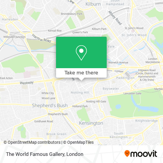 The World Famous Gallery map