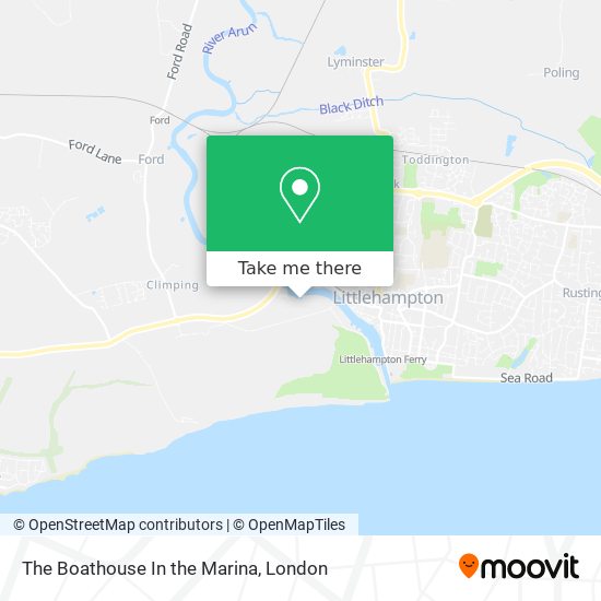 The Boathouse In the Marina map