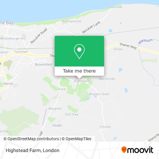 Highstead Farm map