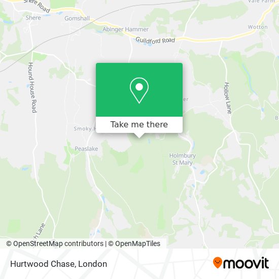 Hurtwood Chase map