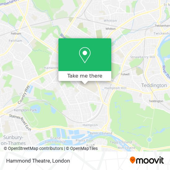 Hammond Theatre map