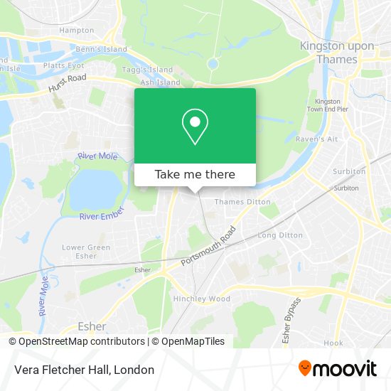 Vera Fletcher Hall map