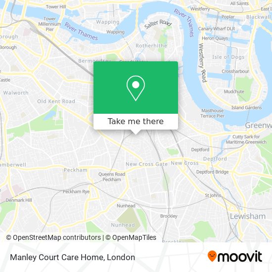 Manley Court Care Home map