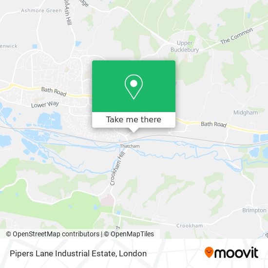 Pipers Lane Industrial Estate map